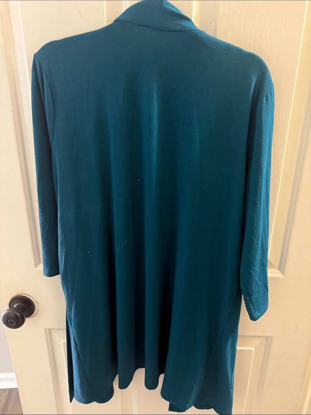 Zenana Outfitters Teal Open-Front Cardigan - Picture 3 of 3